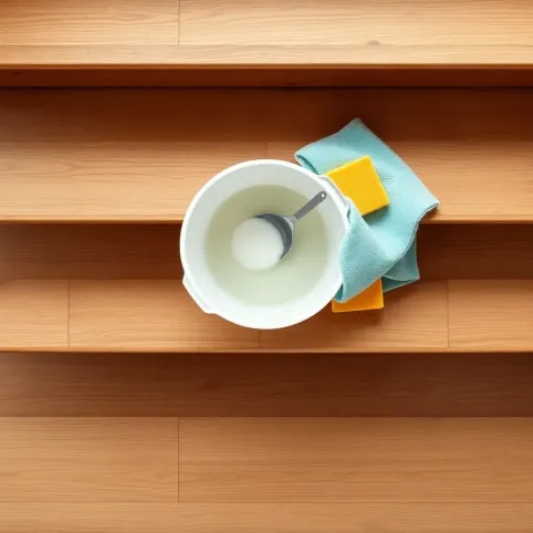 jak wyczyścić drewniane schody