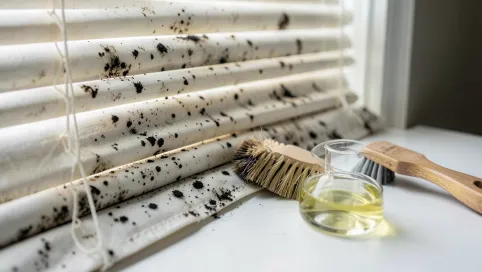 Jak wyczyścić rolety dzień noc z pleśni
