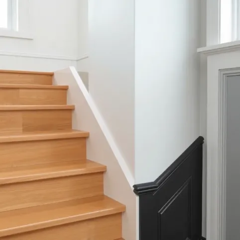 jak wykończyć schody przy ścianie