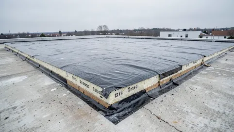 jak wyremontować płaski dach