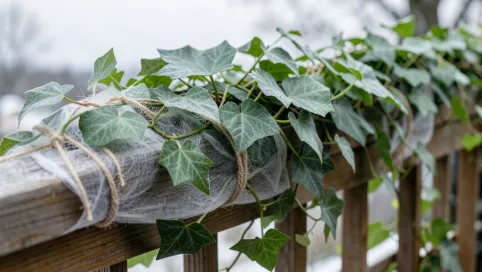 Jak zabezpieczyć bluszcz na balkonie na zimę
