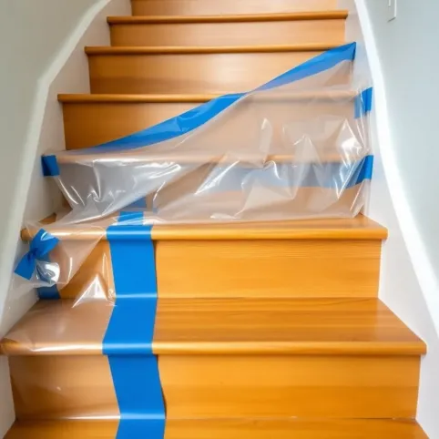 Jak zabezpieczyć schody przed malowaniem