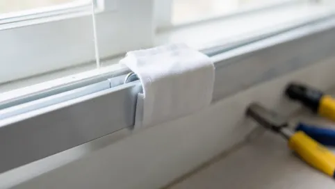 Jak założyć roletę rzymską po praniu