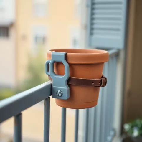 Jak zamocować doniczkę na balkonie