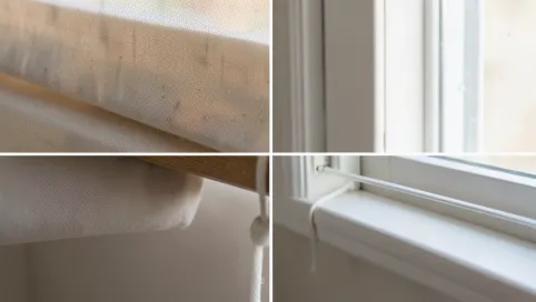 Jak zdjąć roletę rzymską do prania