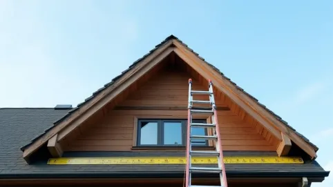 jak zmierzyć dach dwuspadowy