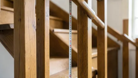 Jak zmierzyć wysokość balustrady schodowej
