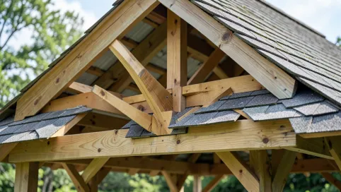 Jak zrobić dach dwuspadowy na altanie