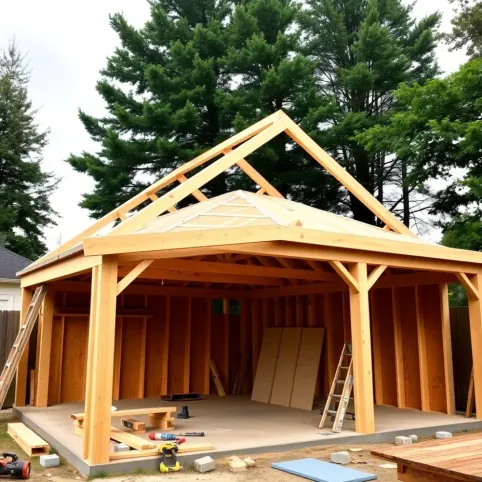 Jak zrobić dach dwuspadowy na garażu