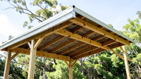 Jak zrobić dach jednospadowy na wiacie