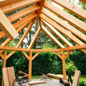 Jak zrobić dach kopertowy na altanie