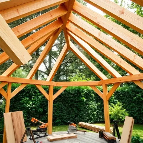 Jak zrobić dach kopertowy na altanie