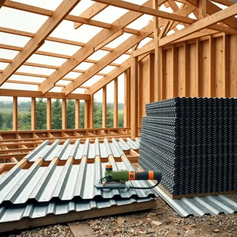 Jak zrobić dach z blachy trapezowej