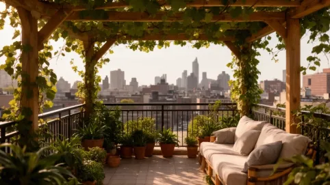 jak zrobic pergole na balkon