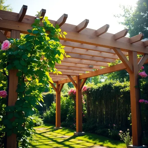 Jak zrobić pergolę na róże pnące