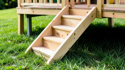 Jak zrobić schody do domku dla dzieci