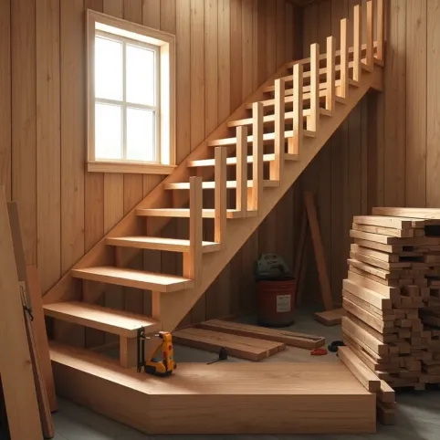 Jak zrobić schody drewniane w domu