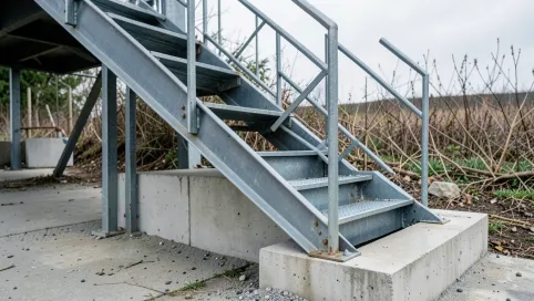 Jak zrobić schody metalowe zewnętrzne