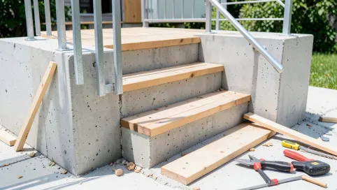 Jak zrobić schody na taras