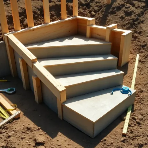 Jak zrobić szalunek na schody zewnętrzne