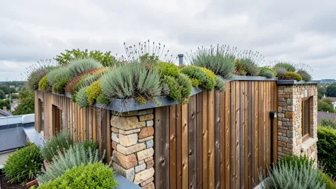 Jaka elewacja do zielonego dachu