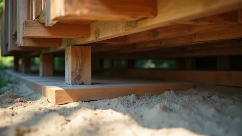 jaka grubość legarów pod taras