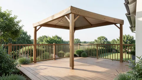 Jaka wysokość zadaszenia tarasu