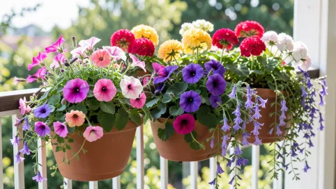 Jakie kwiaty na balkon w maju