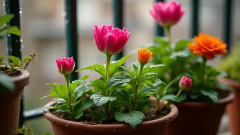 Jakie kwiaty na balkon w marcu