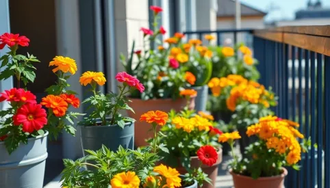 Jakie kwiaty na balkon w pełnym słońcu
