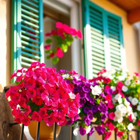 Jakie kwiaty na balkon w sierpniu