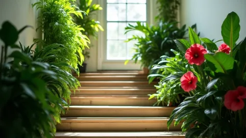 jakie kwiaty na klatkę schodową