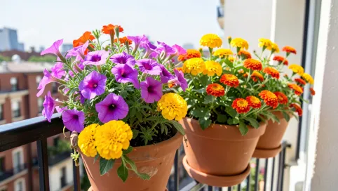 Jakie kwiaty na słoneczny balkon