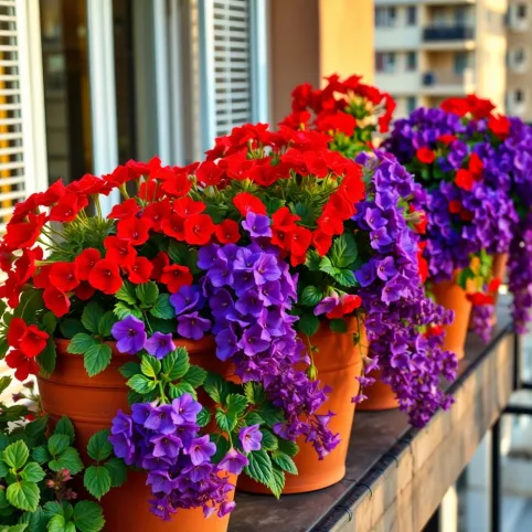 Jakie kwiaty na słoneczny balkon w lipcu