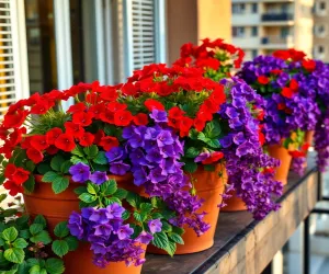 Jakie kwiaty na słoneczny balkon w lipcu