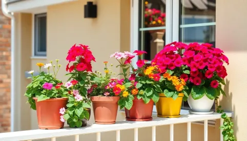 Jakie kwiaty sadzić w lipcu na balkonie