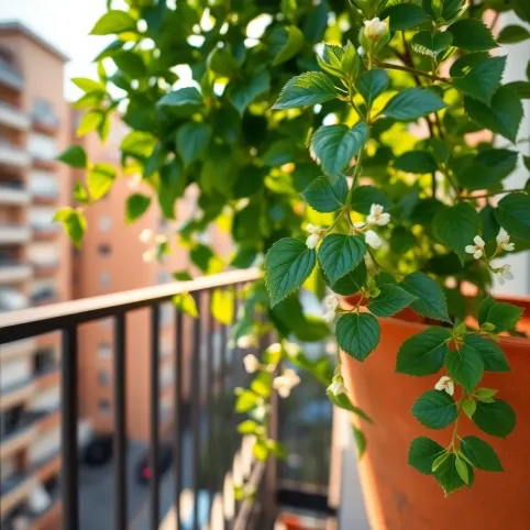 Jakie pnącza wieloletnie na balkon w bloku