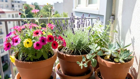 Jakie rośliny na balkon słoneczny