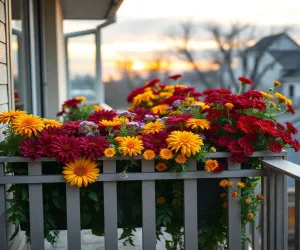 Jesienne Kwiaty Na Balkon