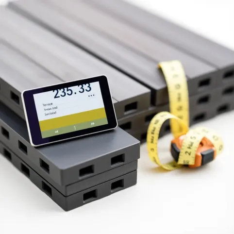 Kalkulator podkładek tarasowych