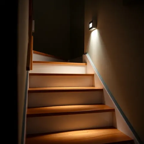 KINKIET na schody z czujnikiem ruchu
