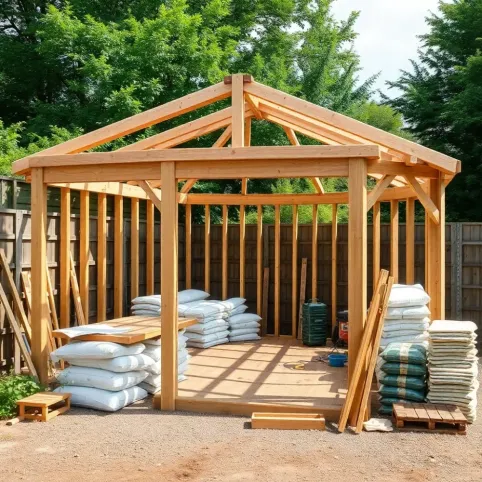 Koszt budowy altany 35m2