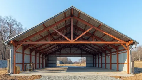 Kratownica na dach jednospadowy