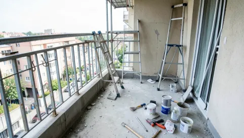 Kto remontuje balkon w bloku