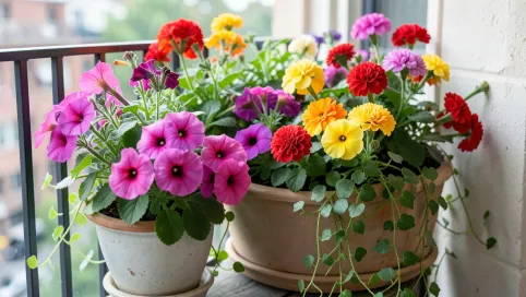 Kwiaty na balkon