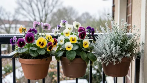 Kwiaty na balkon na jesień i zimę