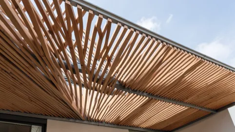 Lamele na dach tarasu