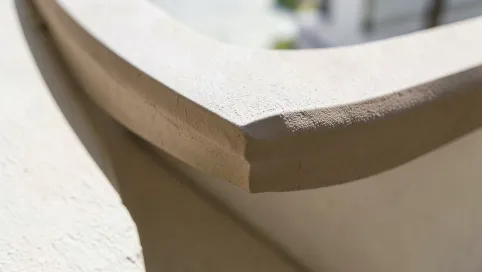 Listwa okapowa balkonowa półokrągła