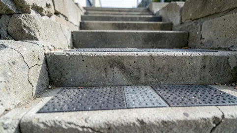 Listwy antypoślizgowe na schody zewnętrzne