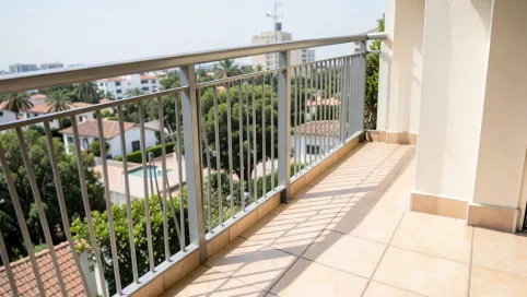 Maksymalny spadek na balkonie